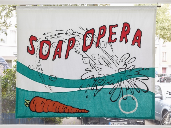 Soap Opera, embroidered fabrics, 180 &amp;times; 232 cm, 2015